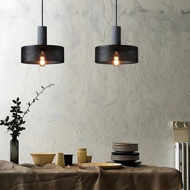 Industrial Style Cement Chandelier