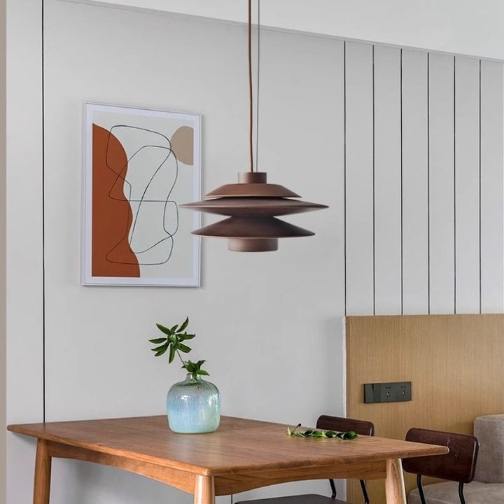 Nordic Log-Style Chandelier
