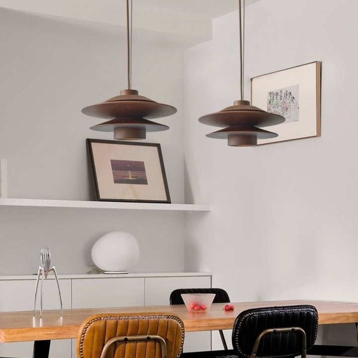 Nordic Log-Style Chandelier