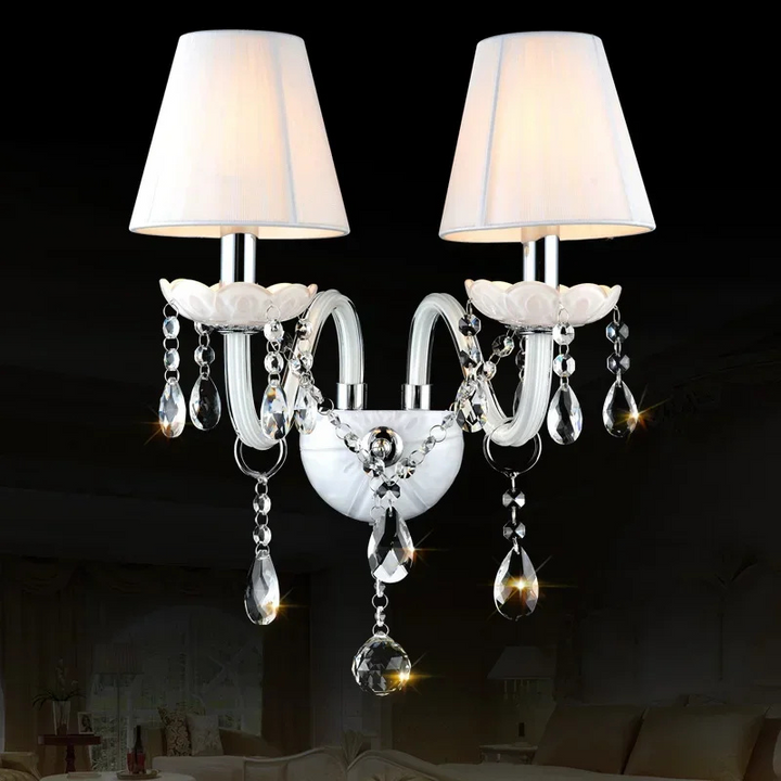 European Crystal French Style Wall Lamp