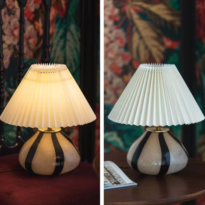 Nordic Bedroom Ceramic Dimming Table Lamp
