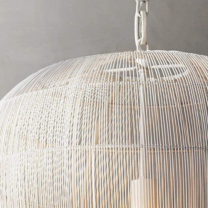Zen Rattan Restaurant Study Tea Room Chandelier