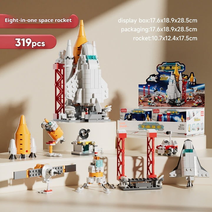 X-Space Rocket Building Puzzle