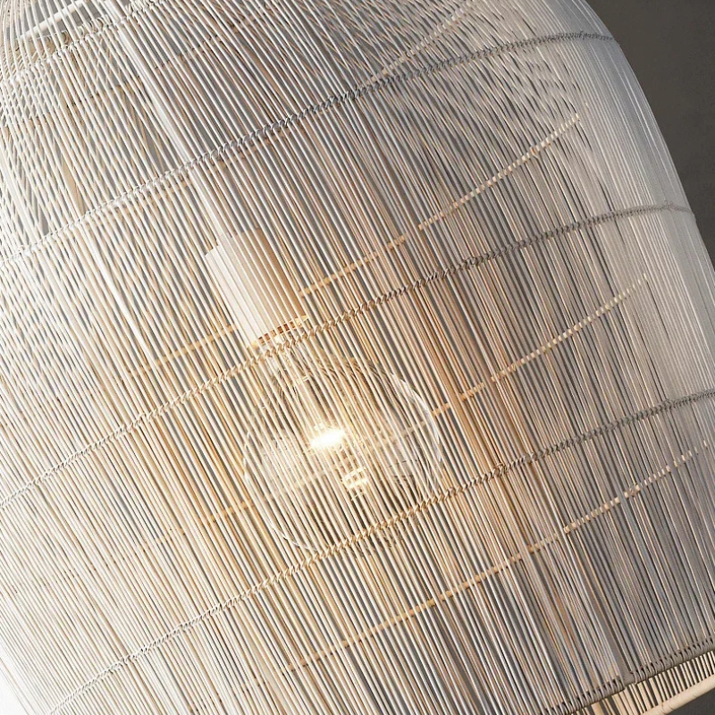 Zen Rattan Restaurant Study Tea Room Chandelier