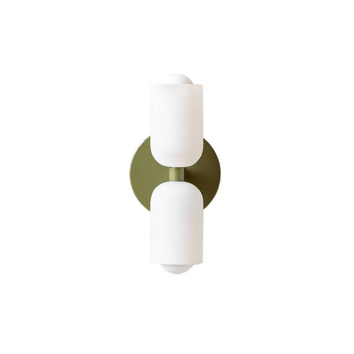 Cream Style Wall Lamp Double Head Bedroom Light