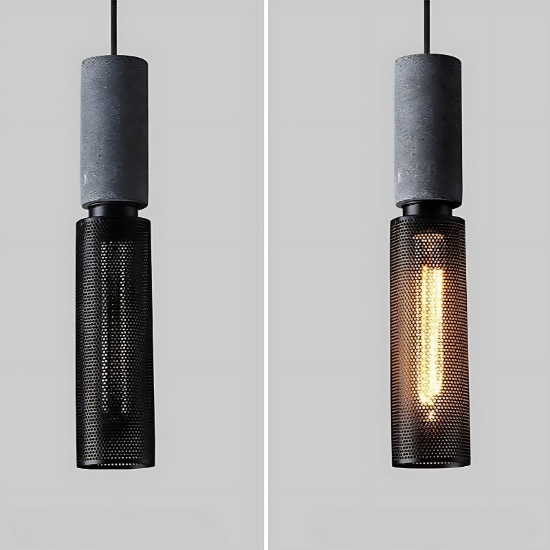 Industrial Style Cement Chandelier