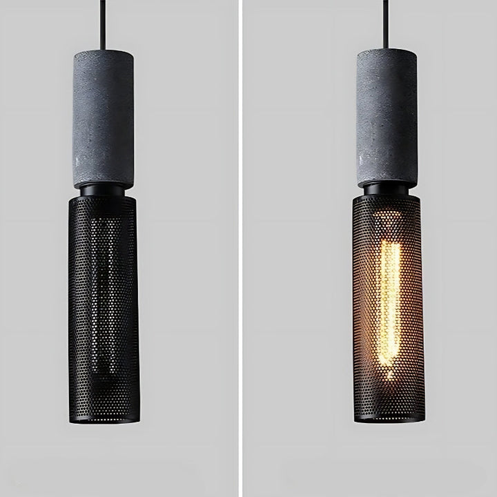 Industrial Style Cement Chandelier