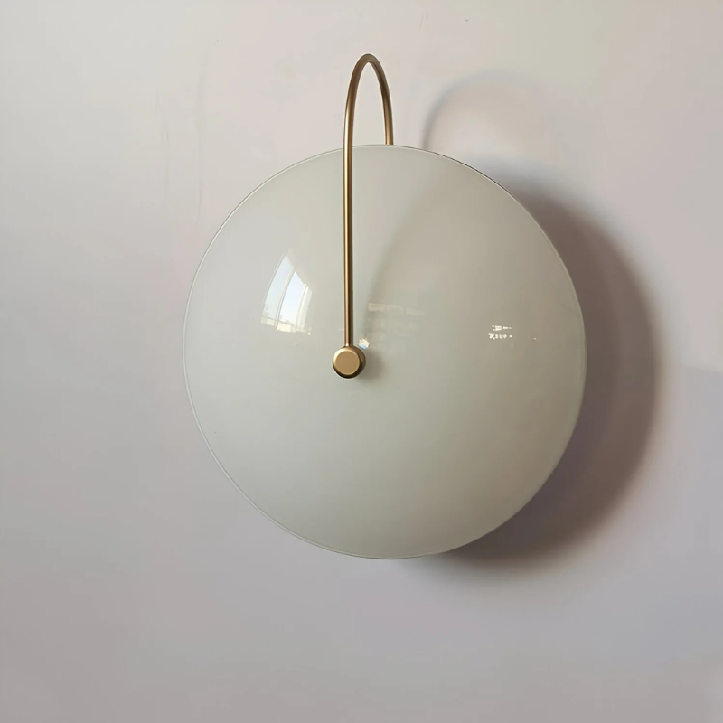 Nordic Round Glass Hotel Corridor Model Room Lamp