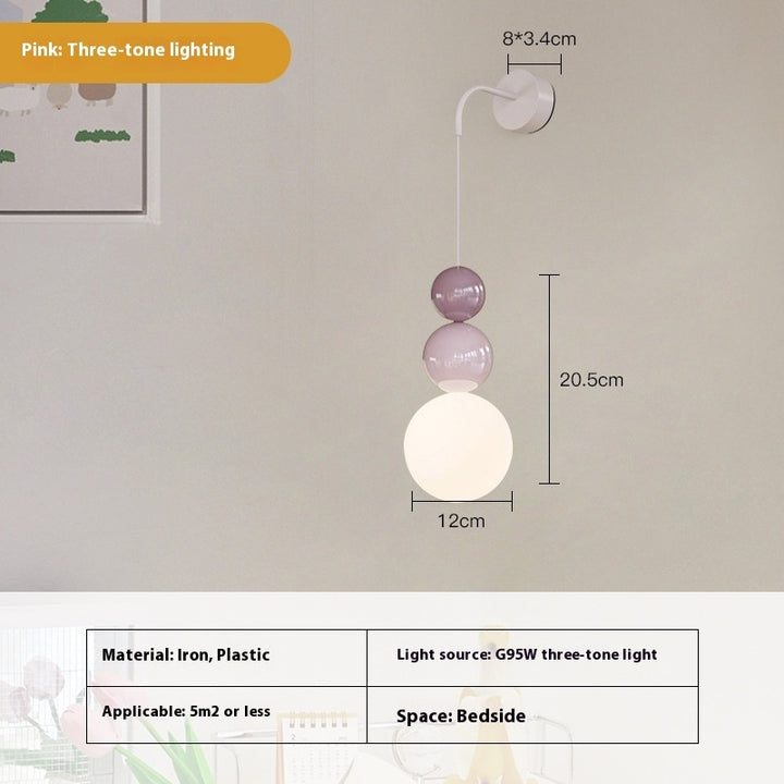 Modern Minimalist Aisle Light Bedroom Bedside Lamp