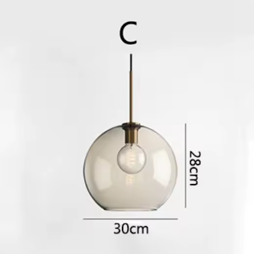 Creative Glass Chandelier Iron Restaurant Window Chandelier