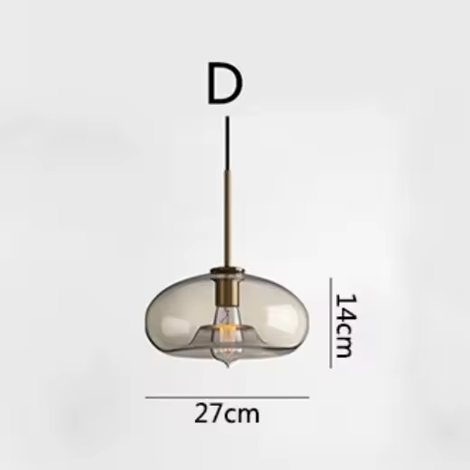 Creative Glass Chandelier Iron Restaurant Window Chandelier