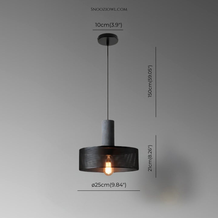 Industrial Style Cement Chandelier
