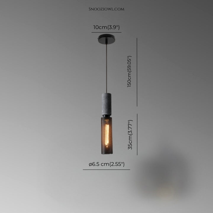 Industrial Style Cement Chandelier