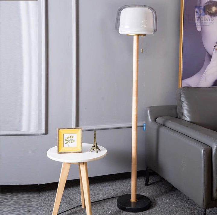 Elegant Glass LED Floor Lamp