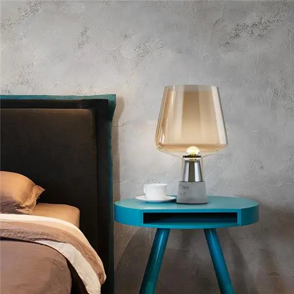 LED Table Lamp Nordic Postmodern Minimalist Bedside E27 Creative Desk Lamp for Bedroom Living Room Hotel Office Reading Room