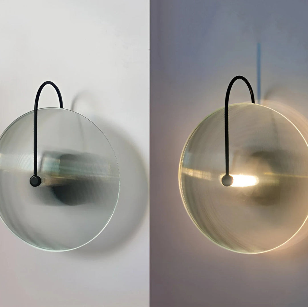 Nordic Round Glass Hotel Corridor Model Room Lamp