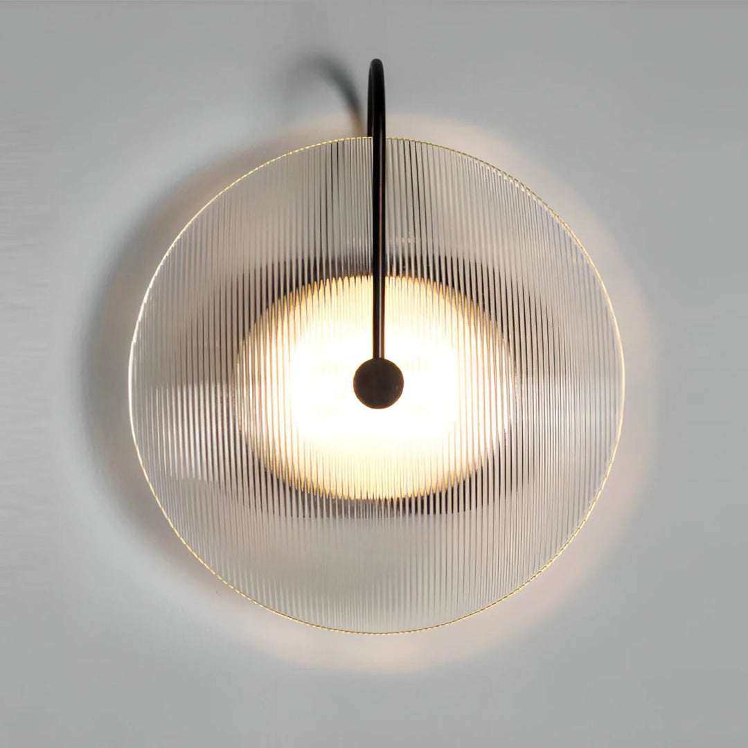 Nordic Round Glass Hotel Corridor Model Room Lamp