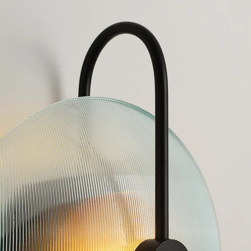 Nordic Round Glass Hotel Corridor Model Room Lamp