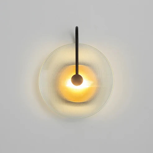 Nordic Round Glass Hotel Corridor Model Room Lamp