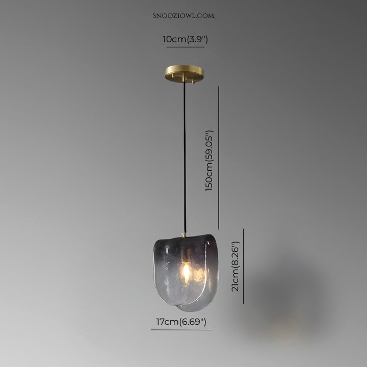 Modern Elegant Glass Pendant
