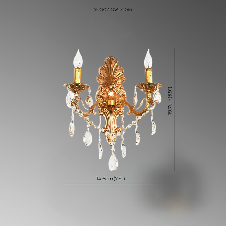 European-style Zinc Alloy Wall Lamp Dining, Living Room