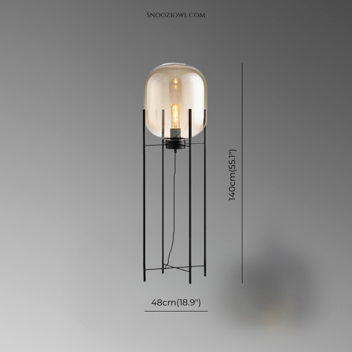 Villa Bubble Oda Pulpo Glass Ball Floor Lamp