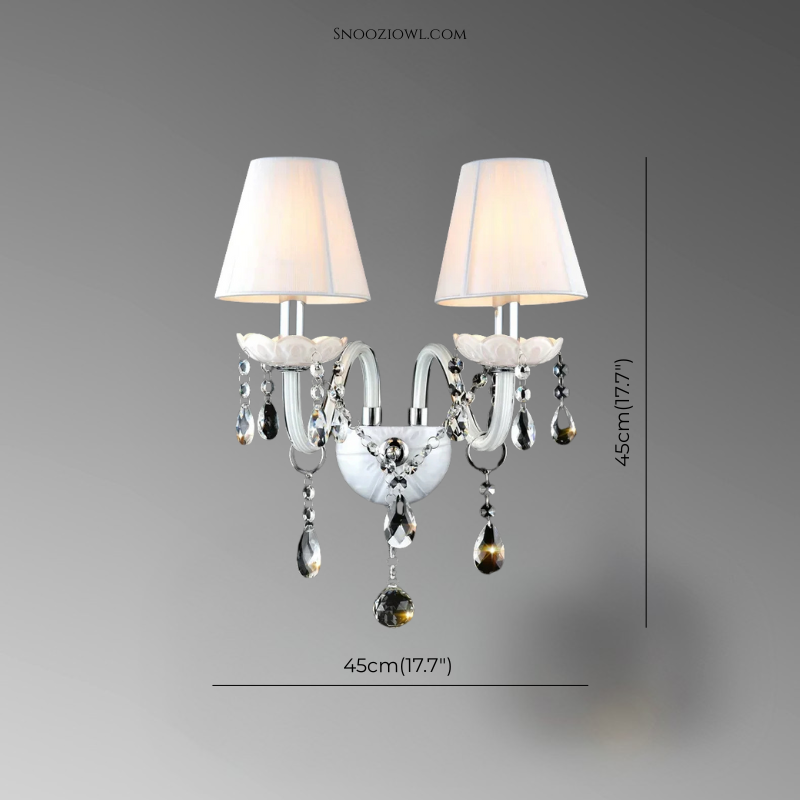 European Crystal French Style Wall Lamp
