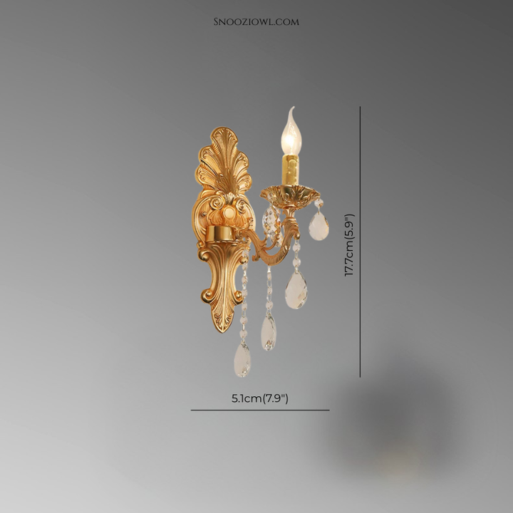 European-style Zinc Alloy Wall Lamp Dining, Living Room