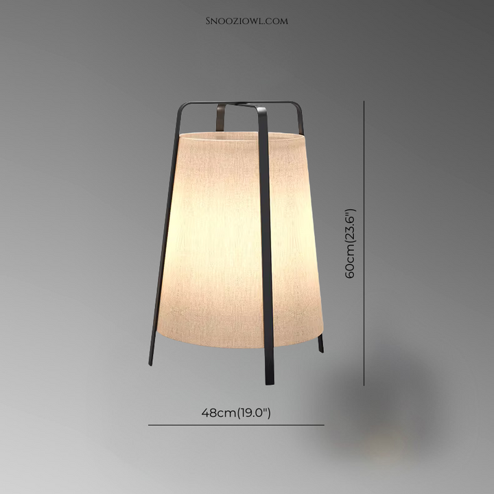 Fabric Wabi Sabi Zen Art Decor Floor Lamp