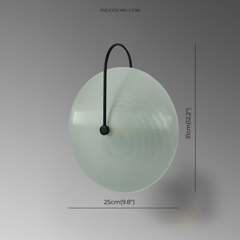 Nordic Round Glass Hotel Corridor Model Room Lamp