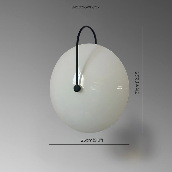 Nordic Round Glass Hotel Corridor Model Room Lamp