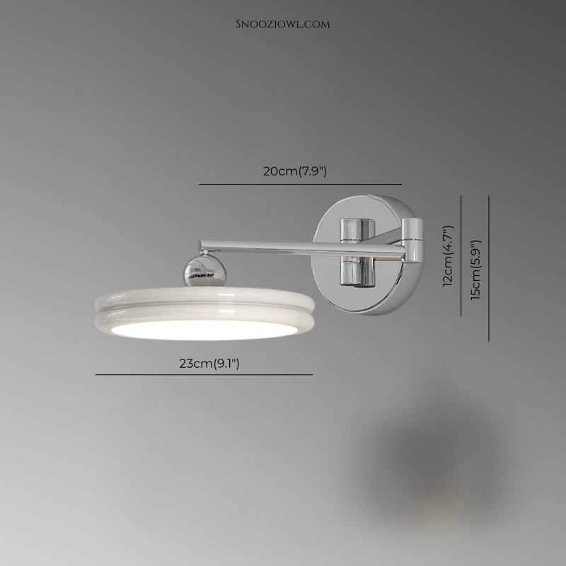 Cream Wind Bedside Bedroom Wall Lamp