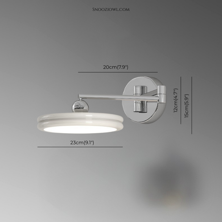 Cream Wind Bedside Bedroom Wall Lamp
