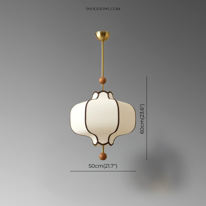 Mid-ancient French Style Bedroom Fabric Craft Chandelier