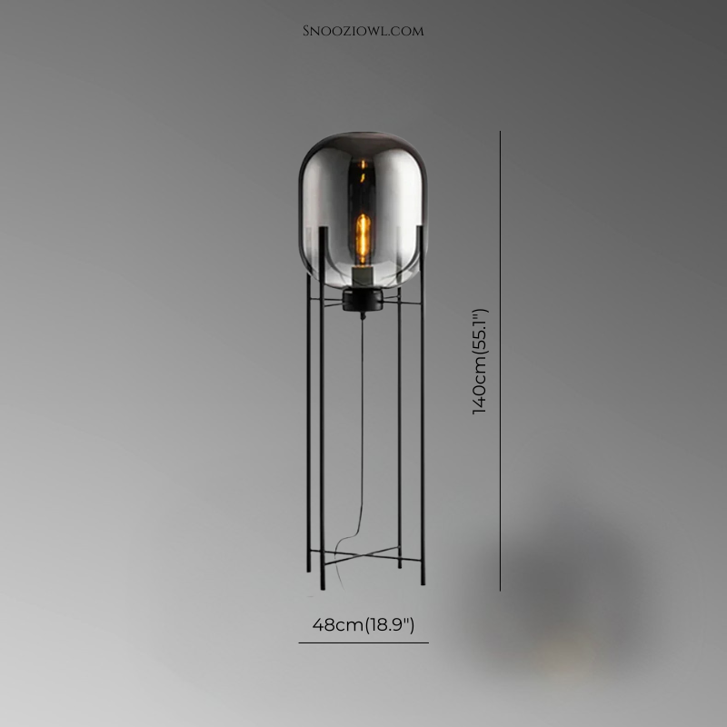 Villa Bubble Oda Pulpo Glass Ball Floor Lamp