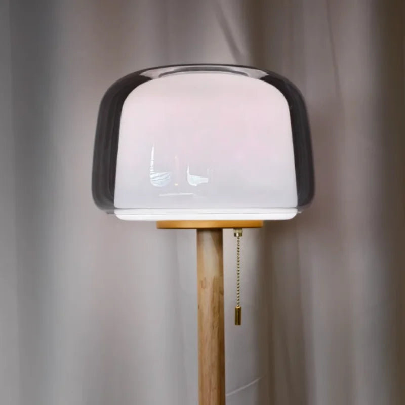 Elegant Glass LED Floor Lamp