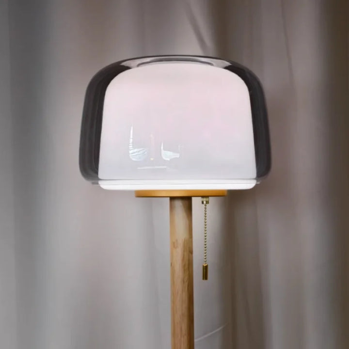 Elegant Glass LED Floor Lamp