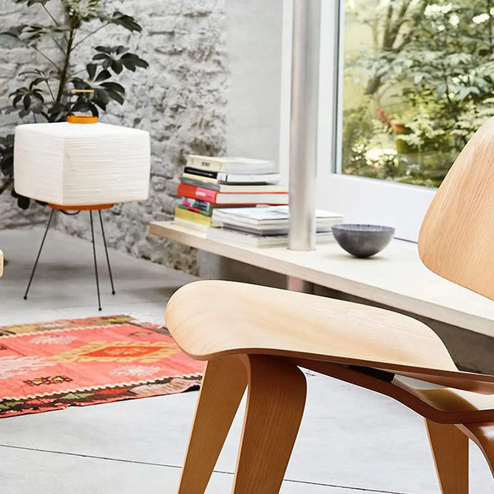 Tripod Style Rice Paper Wabi-Sabi Floor Lamp