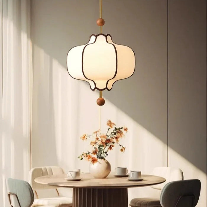 Mid-ancient French Style Bedroom Fabric Craft Chandelier