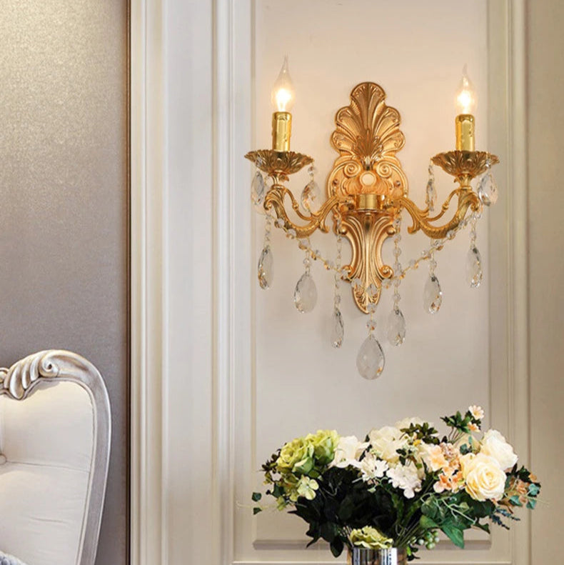 European-style Zinc Alloy Wall Lamp Dining, Living Room