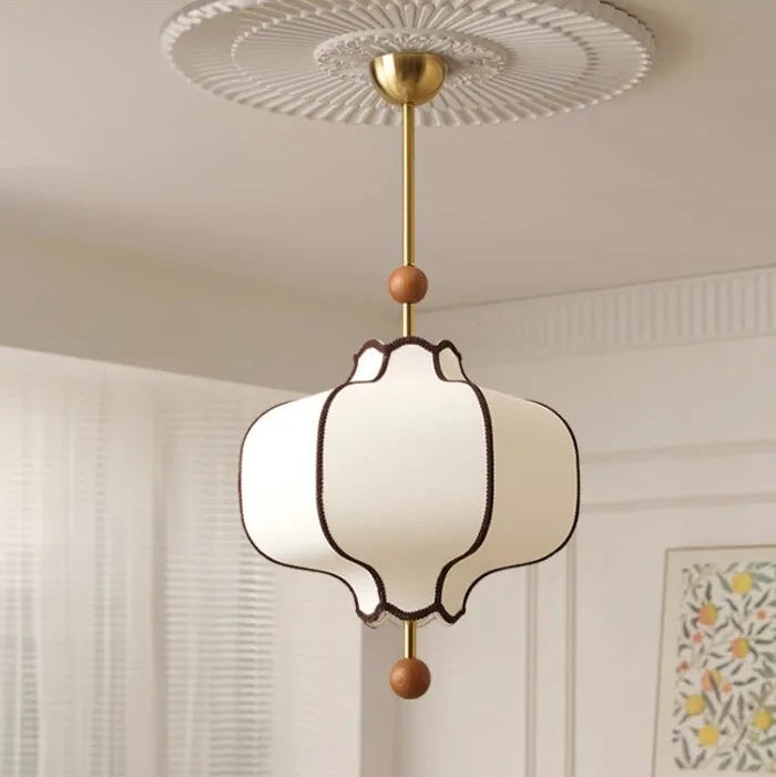 Mid-ancient French Style Bedroom Fabric Craft Chandelier