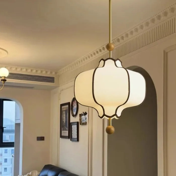 Mid-ancient French Style Bedroom Fabric Craft Chandelier