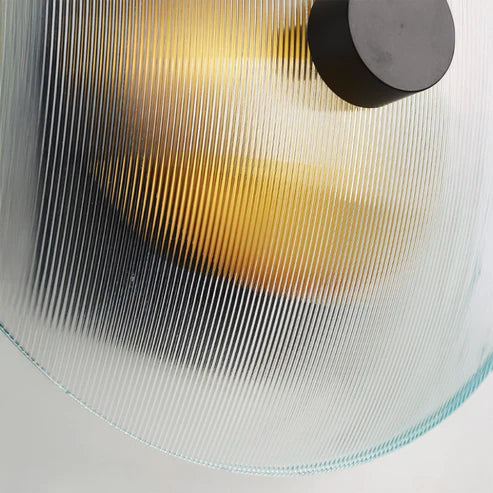 Nordic Round Glass Hotel Corridor Model Room Lamp