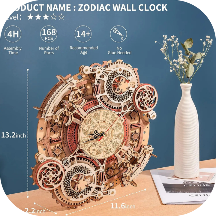 3D Steampunk Clock Kit