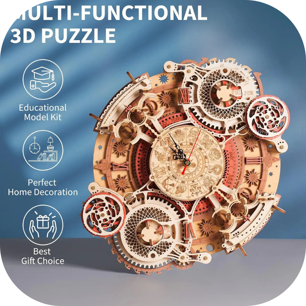 3D Steampunk Clock Kit