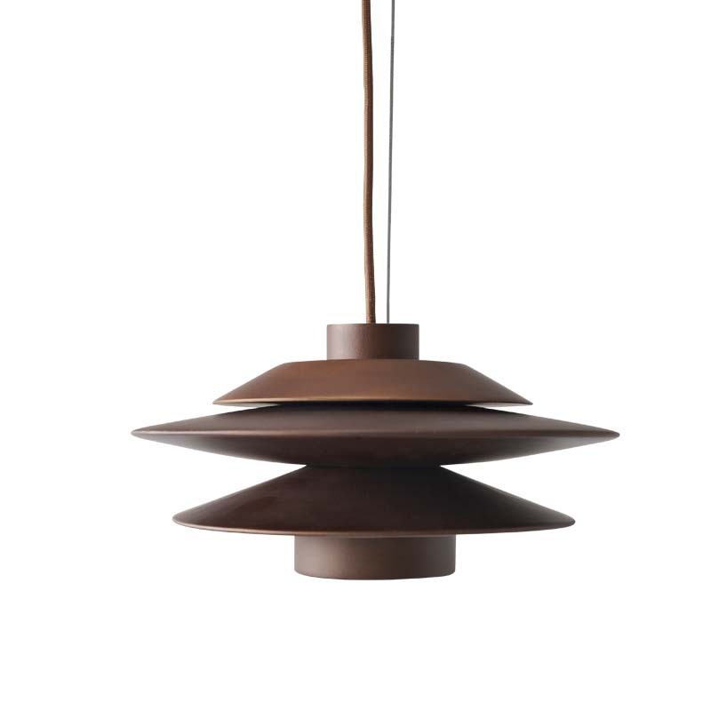 Nordic Mid-ancient Log Style Tea Room Dining-room Lamp Chandelier