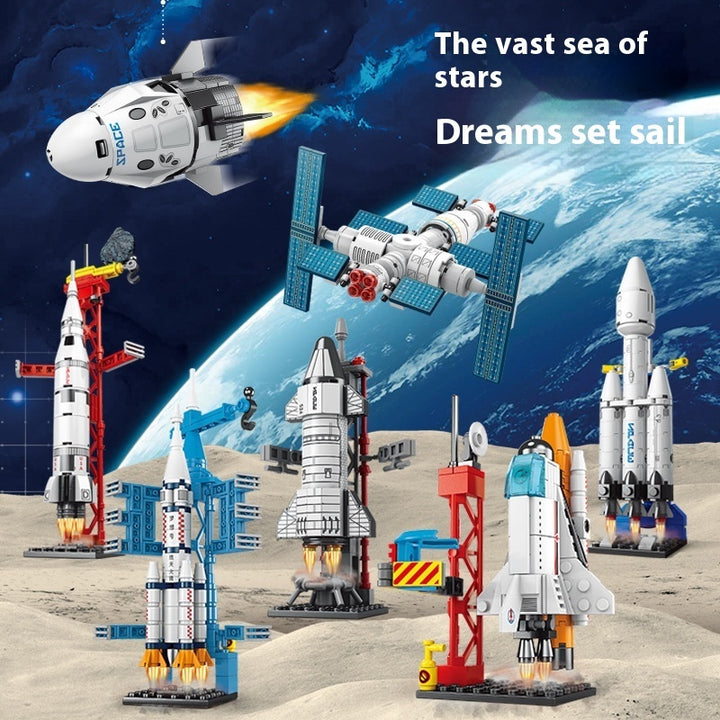X-Space Rocket Building Puzzle