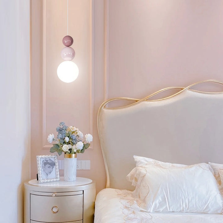 Bedroom Bedside Chandelier Cream Style TV Background Wall Lamps
