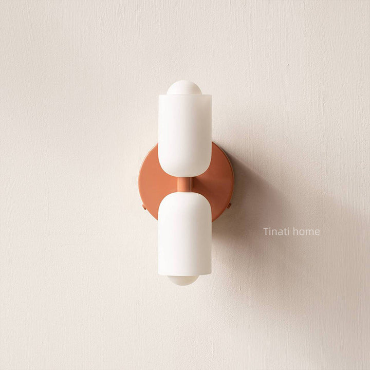 Cream Style Wall Lamp Double Head Bedroom Light
