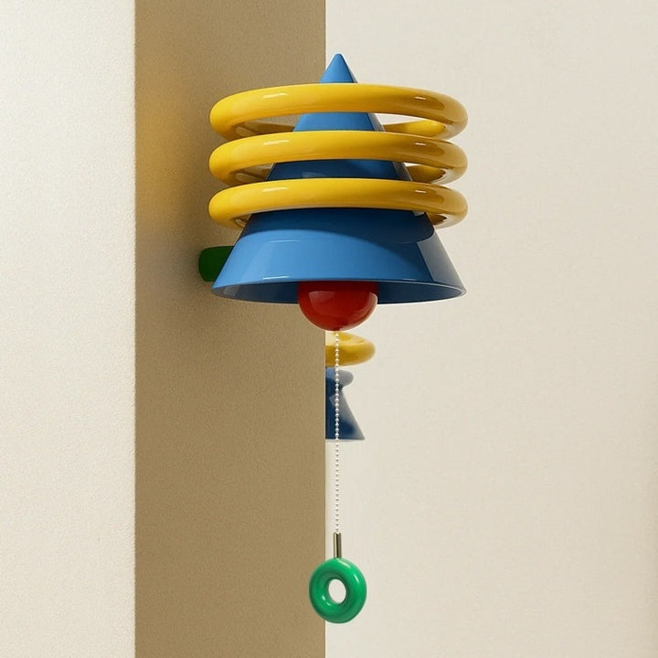 Colorful French Cream Wind Belt Bedhead Wall Light